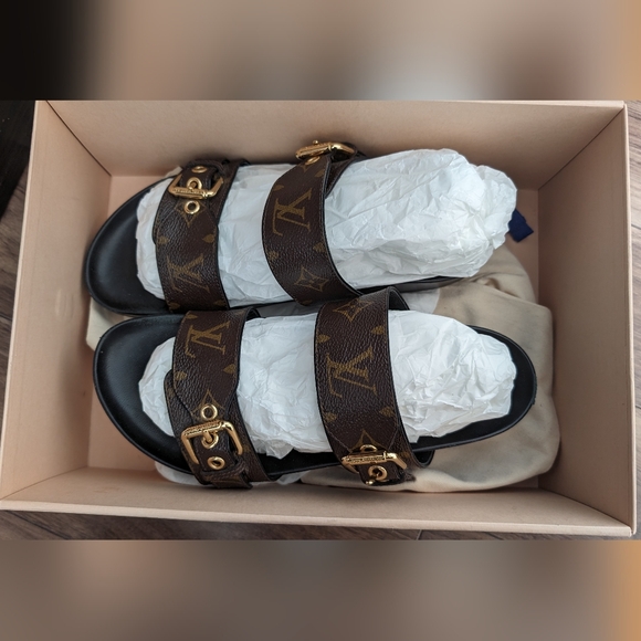 Louis Vuitton Bom Dia Flat Mule - Picture 2 of 3